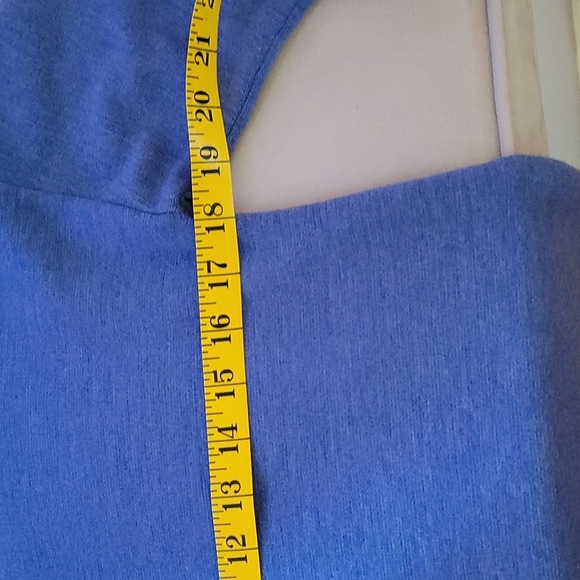 Base Milano blue wool dress - Picture 3 of 8